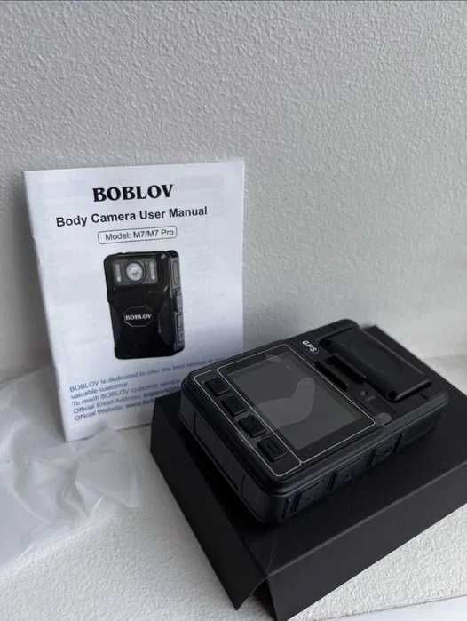 Боди камера BOBLOV M7, GPS, 128GB