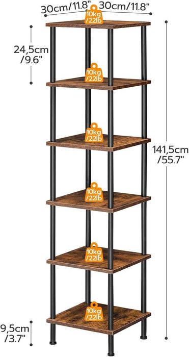 Nowy regał na książki / szafka / półka / VINTAGE !A2045!