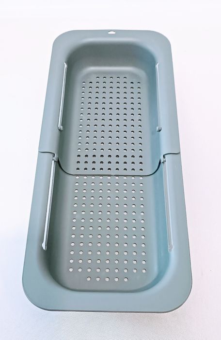 AUAUY Cedzak Durszlak z sitkiem nad zlewem, z Regulacją Szary 34-48 cm