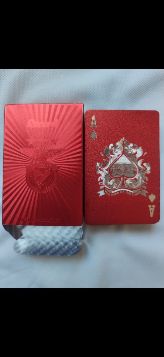 Baralho de cartas do Benfica