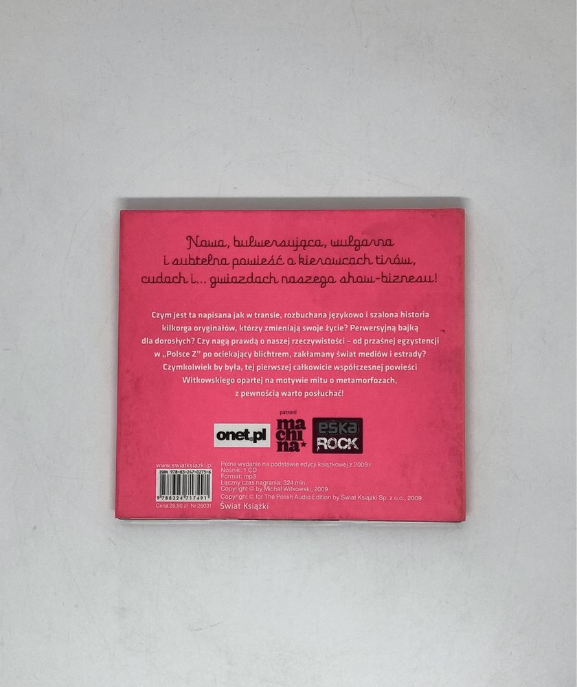 Audiobook CD MP3, Margot, Michał Witkowski, stan BDB