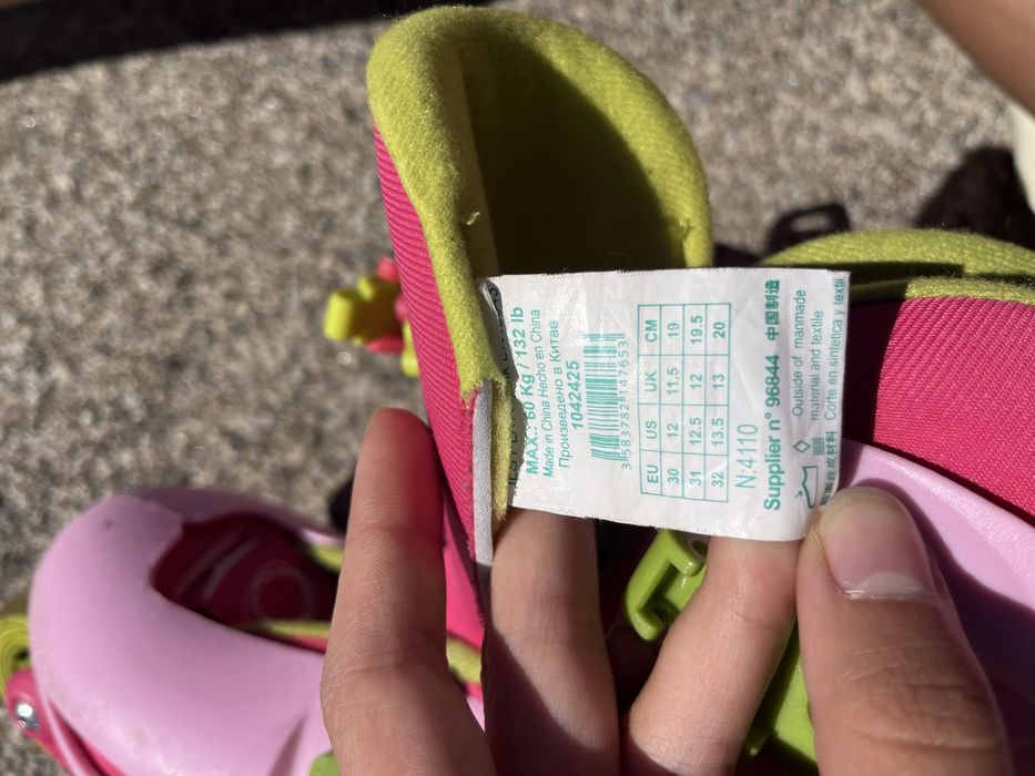 Patins em linha criança 30-32 + proteções