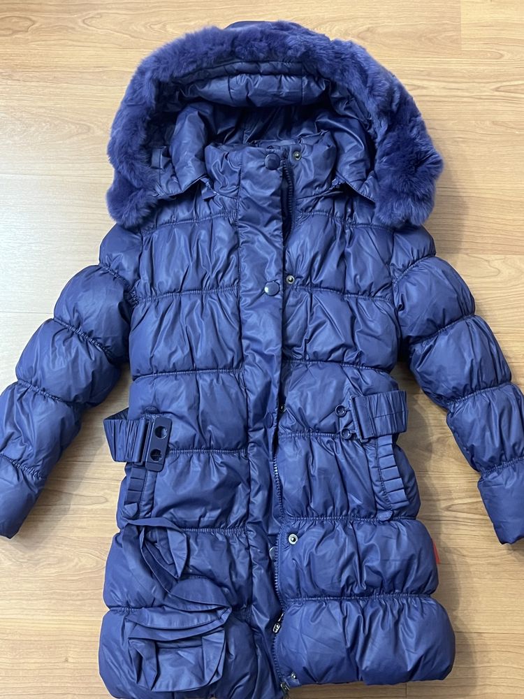 Куртка зимняя на девочку 122 см