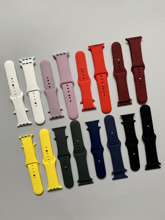 Силіконовий ремінець браслет для на Apple Watch на всі моделі