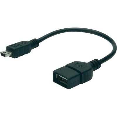 Універсальний кабель ATcom USB 2.0 AF/Mini USB (5 pin) 0.1M OTG