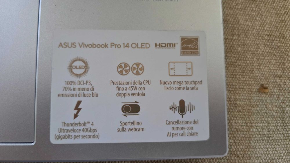 Ноутбук Asus Vivobook Pro K3400P Oled