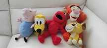 Maskotki Peppa, Pluto, Simba, Tygrysek, Elmo