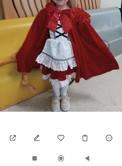 Strój na karnawał lub dzień postaci z bajek.