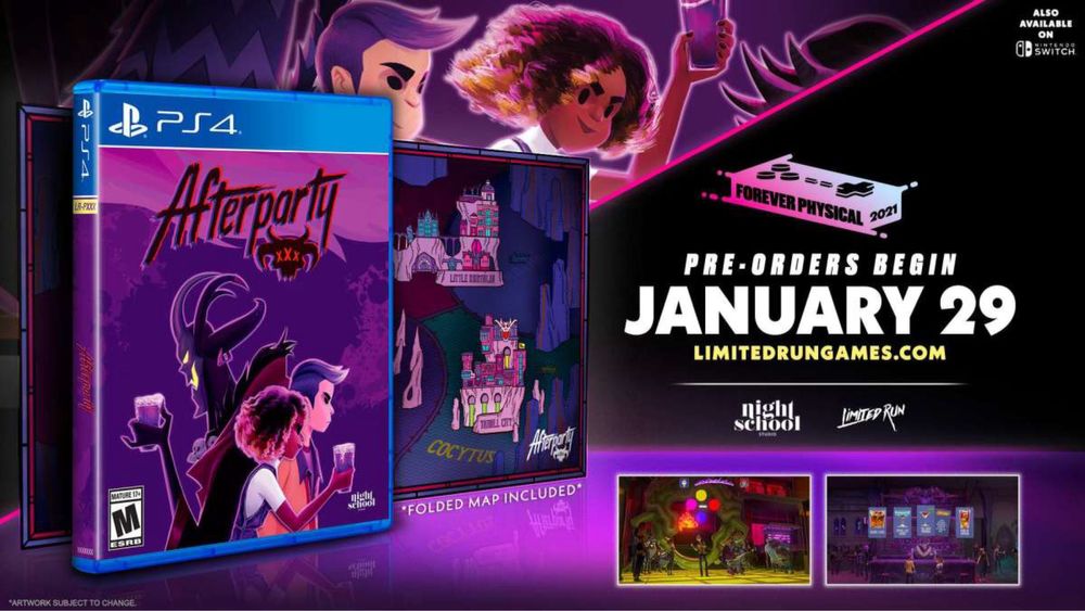 Afterparty PS4 Limited Run 387# limitowana