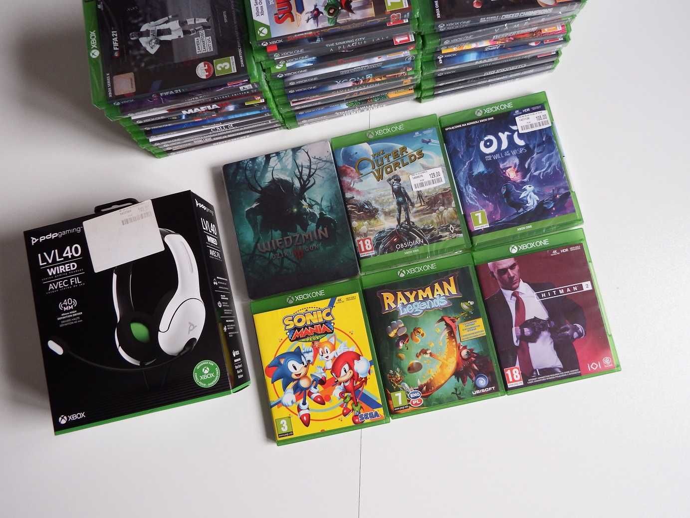 GRY XBOX ONE Series X Rayman FIFA ORI Wiedźmin Hitman Sonic Mutant