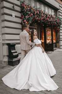 Весільна сукня (Королівський атлас)