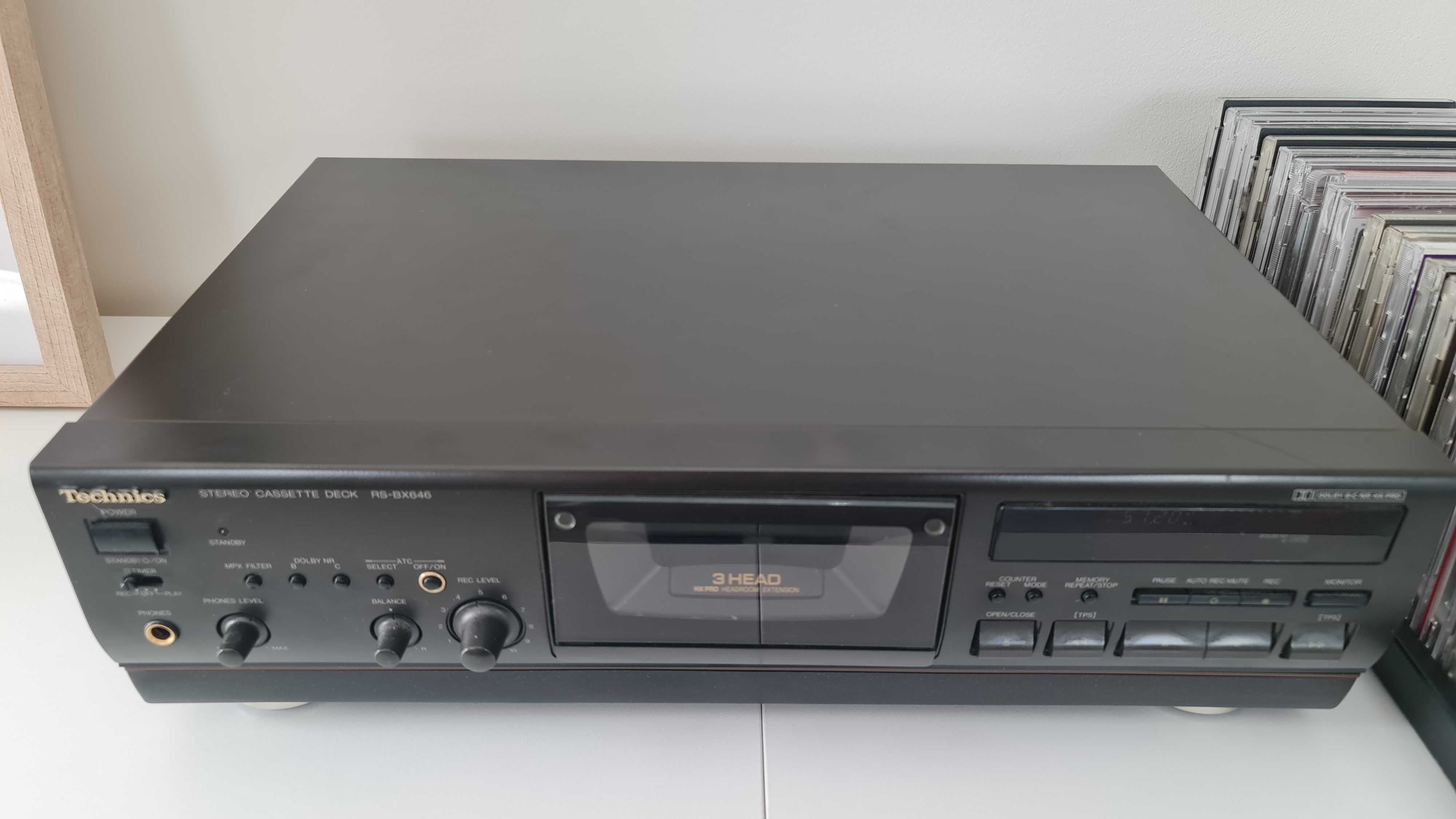 TECHNICS RS-BX646 magnetofon deck jednokasetowy