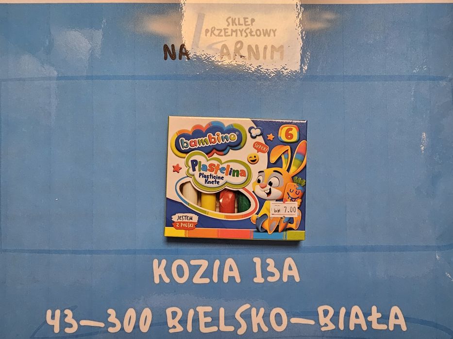 Plastelina Bambino 6 kolorów