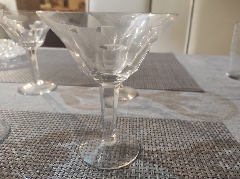 Conjunto de 4 taças de champanhe antiguidade