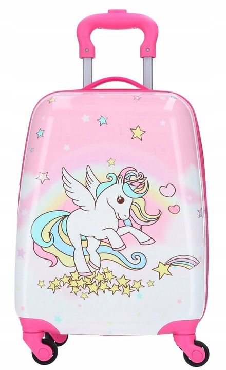 Jednorożec Unicorn Walizka Kabinowa Dzieci Bagaż Podróżna