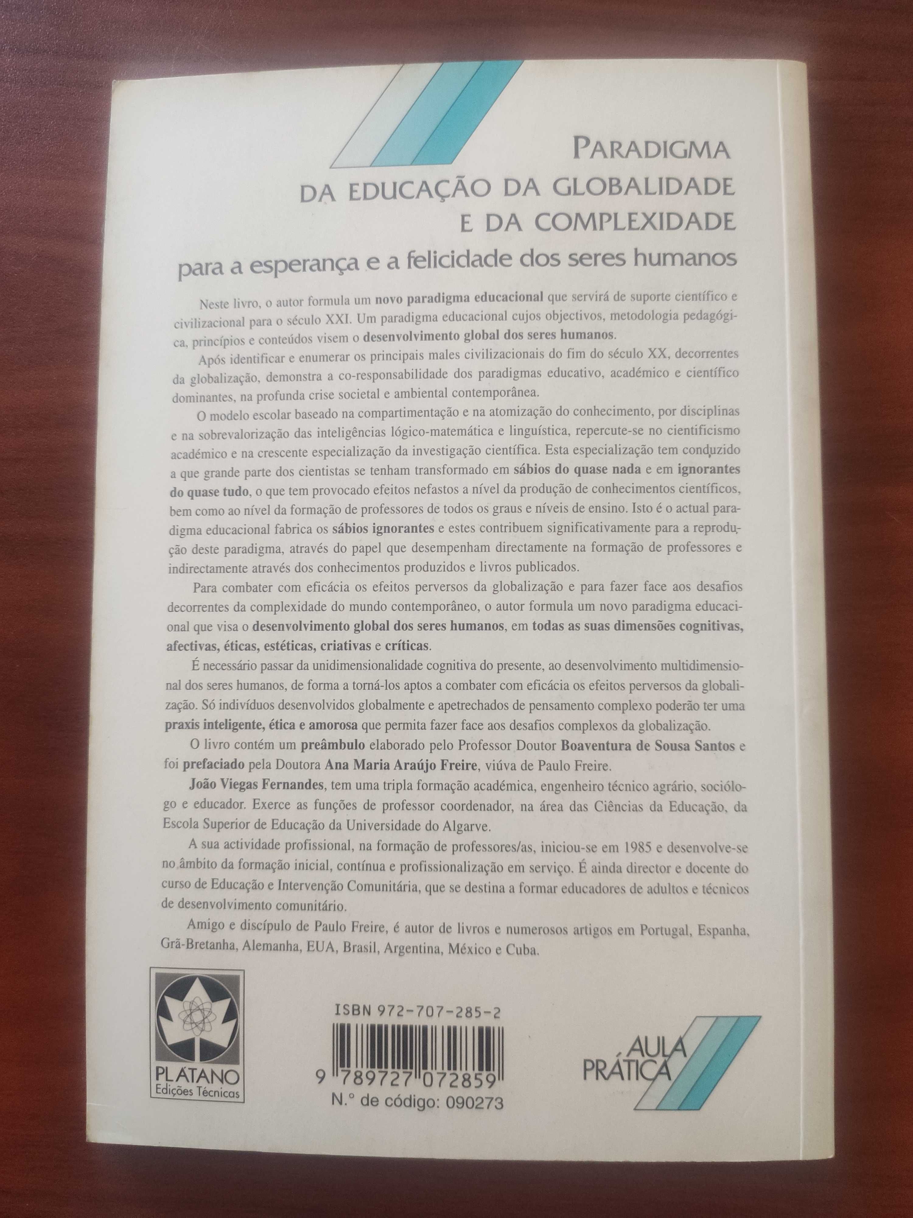 Educação da Globalidade e da Complexidade de João Viegas Fernandes