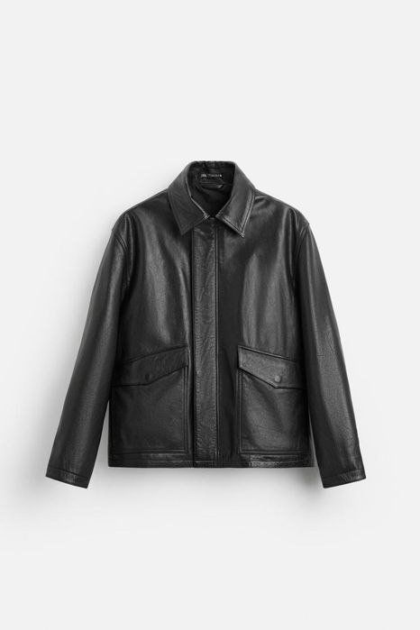 Kurtka skórzana. 100% skóra. Rozmiar L. Zara.