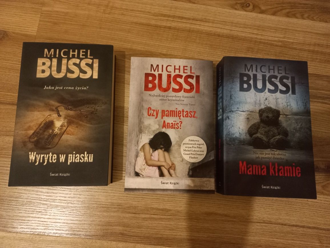 Michel Bussi, Wyryte w Piasku, Mama kłamie, Czy Pamiętasz Anais?