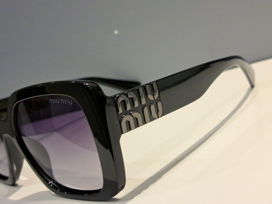 MIU MIU nowe duże damskie okulary przeciwsłoneczne logo filtr uv 400
