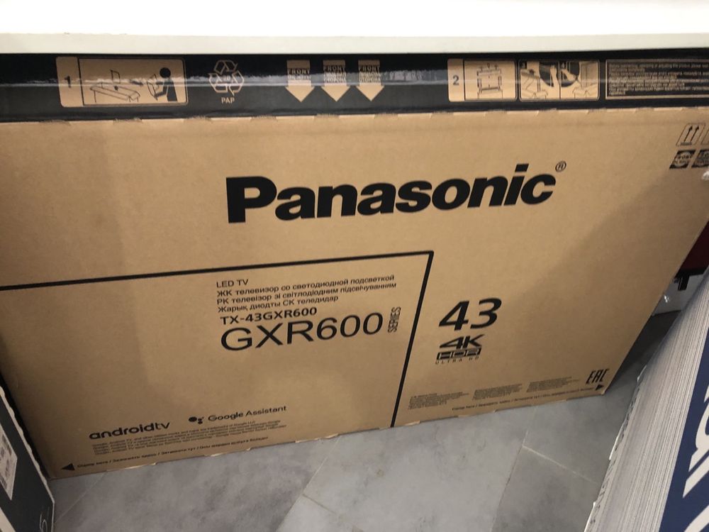 PANASONIC TX-43GXR600 4k, Smart, Wi Fi, T2, S2 - БРАК!