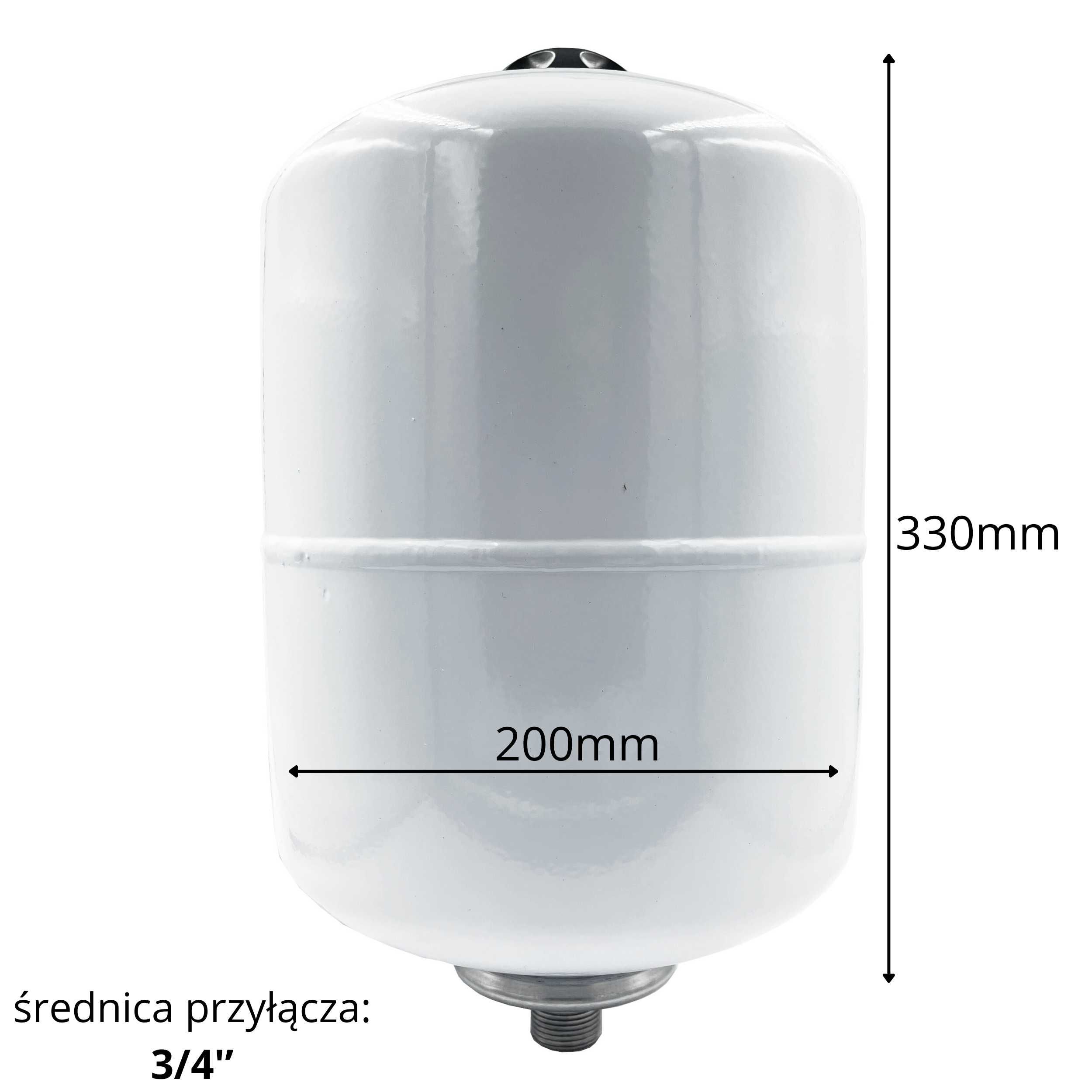 Naczynie Przeponowe Wzbiorcze Wiszące Do Wody C.W.U 8L Przyłącze 3/4