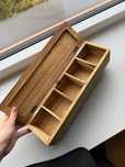 Drewniany organizer Zara box pudelko