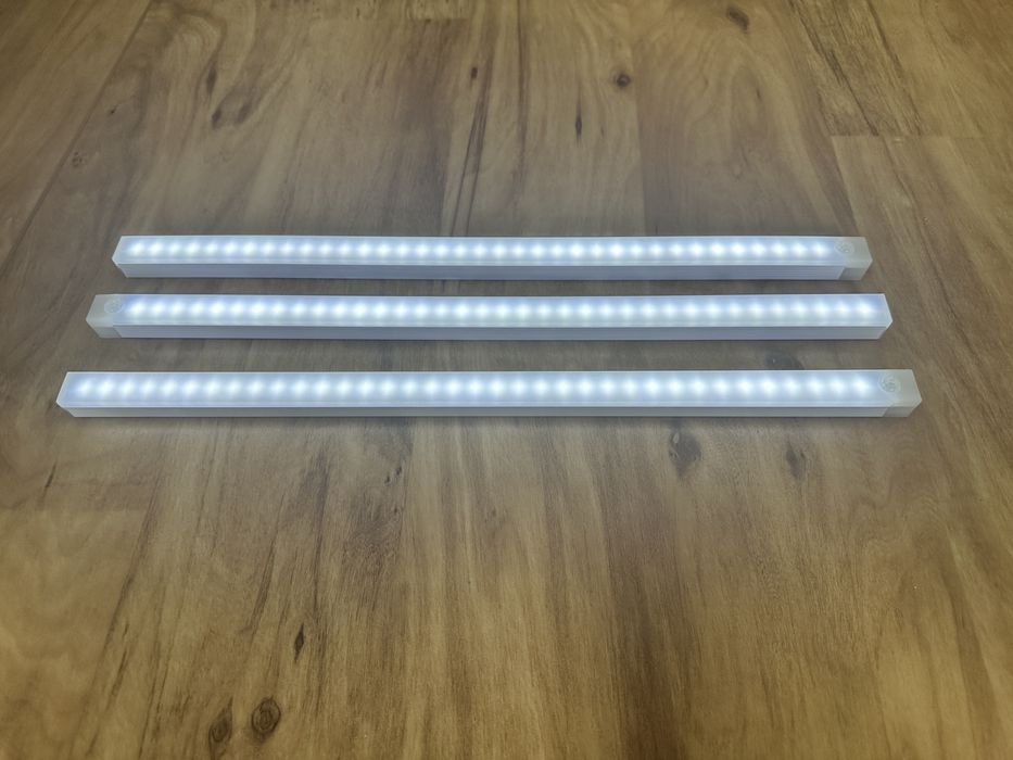 Lampa led pasek ledowy USB-C 50 cm na magnesy biały ciepły 3szt