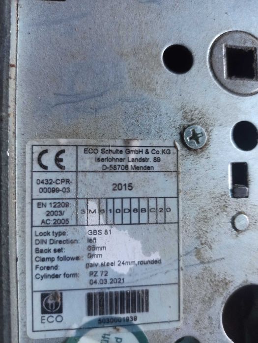 Przeciwpożarowe zamki do drzwi firmy ECO Schulte