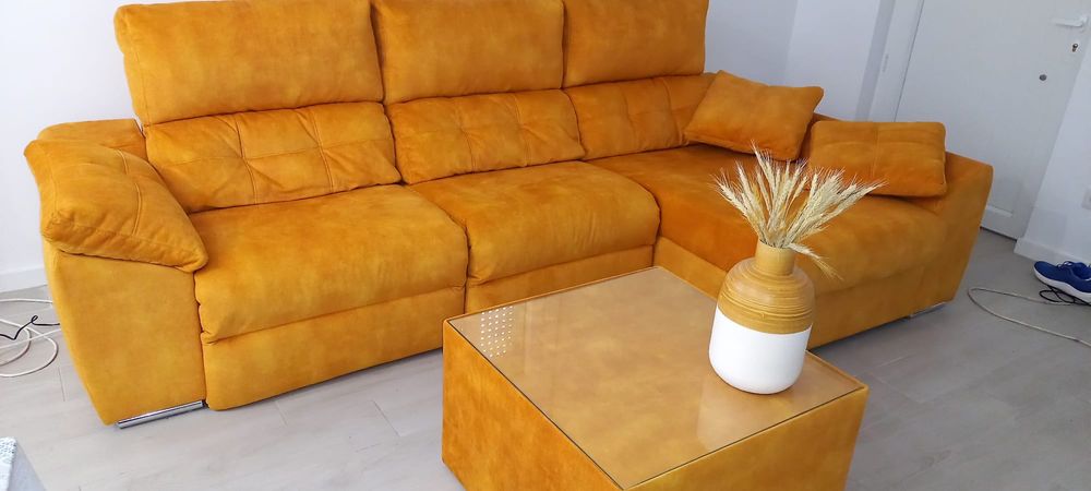 Sofá elétrico reclinável