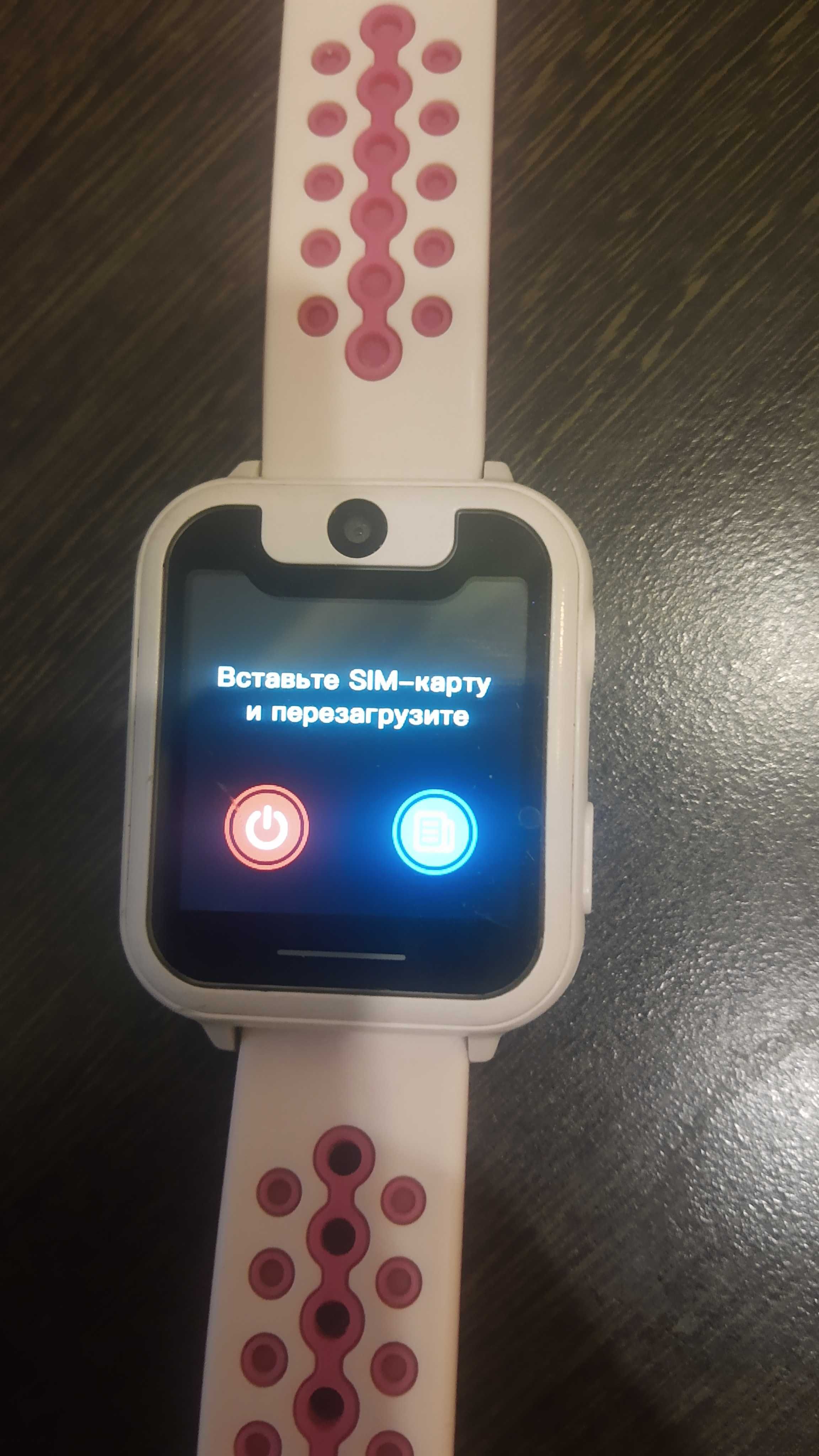 Дитячий смарт годинник з GPS 6s pink, дві камери, стеження і прослушка