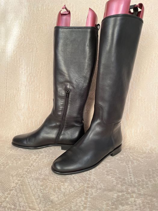 Truman's skórzane oficerki damskie Hand made in Italy