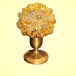 Lampa, klosz bubble H. Tynell, Limburg, vintage Art Deco