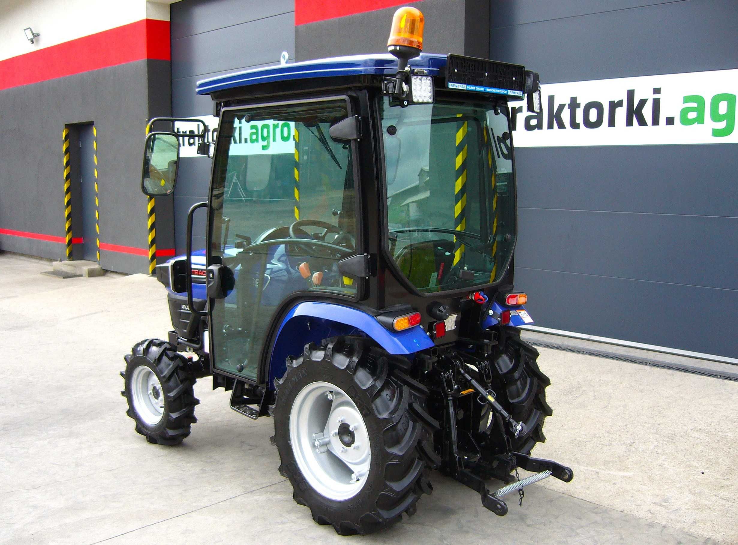 Mini Ciągnik  Kompaktowy FARMTRAC 26 z Kabiną, 25KM, traktorkiagropl