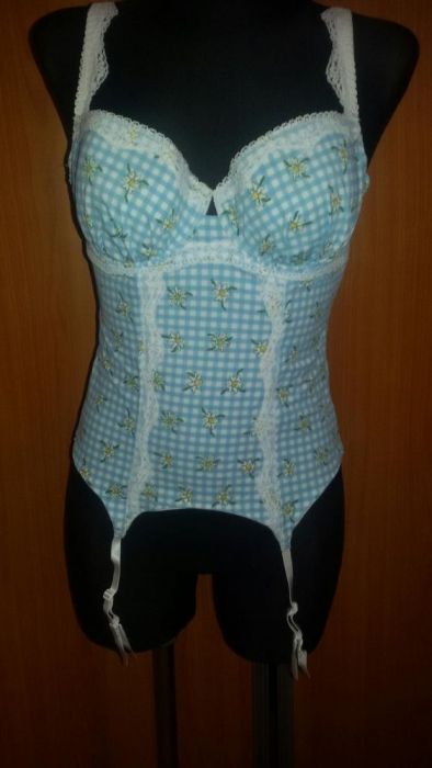 Gorset sexi z pasami do pończoch 85 C