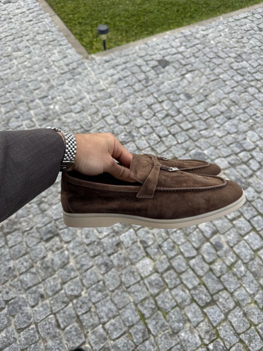 Loafers Loro Piana Castanho - 41