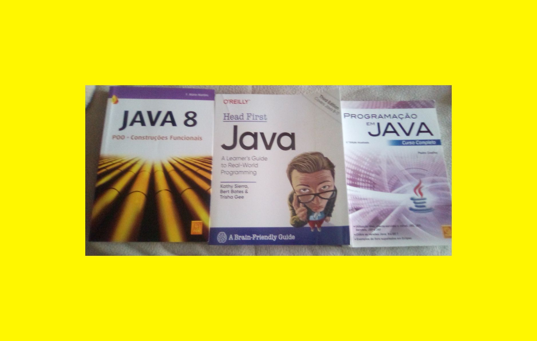 PACK LIVROS JAVA JAVA 8 programação em Java head first java