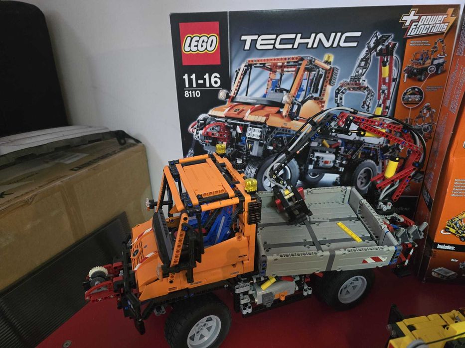 Conjuto 4 lego Technic com caixas 8110 o 42009 mais 8265 e 42021