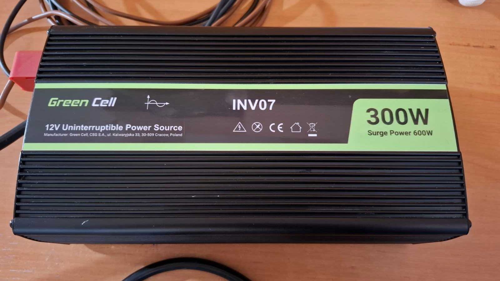GreenCell Inv07 UPS дбж інвертер 12 230В 300w/600w