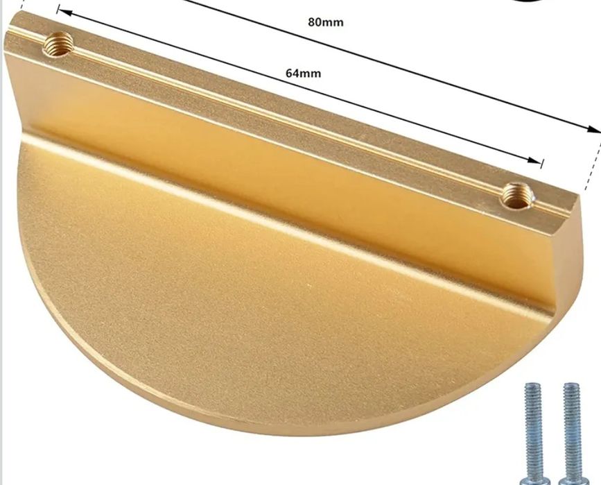 6sztuk uchwyty meblowe kolor miedziane  złote