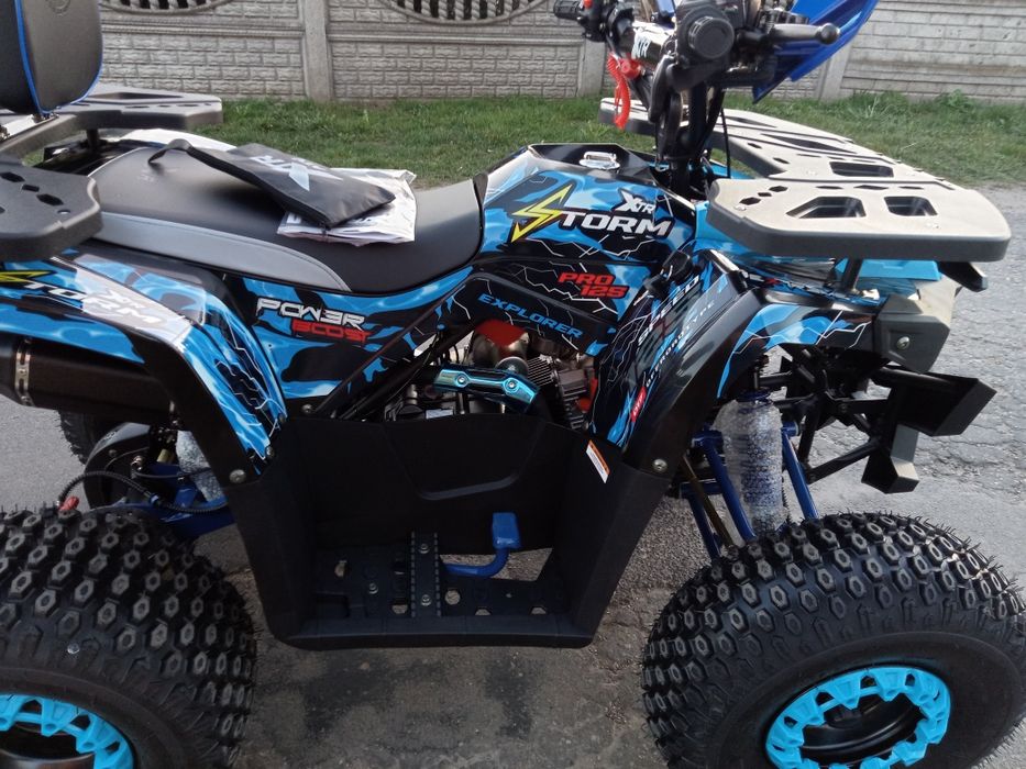 Quad XTR STORM PRO 125cc NOWY koła 8" transport gwarancja LICZNIK LCD