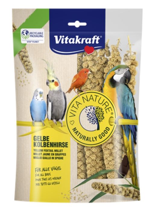 PROSO SENEGALSKIE  kłosy 300g dla ptaków