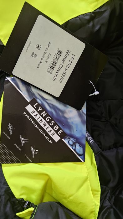 Lyngsøe Denmark Wintet S zimowy kombinezon odblaskowy Hi-Vis roboczy