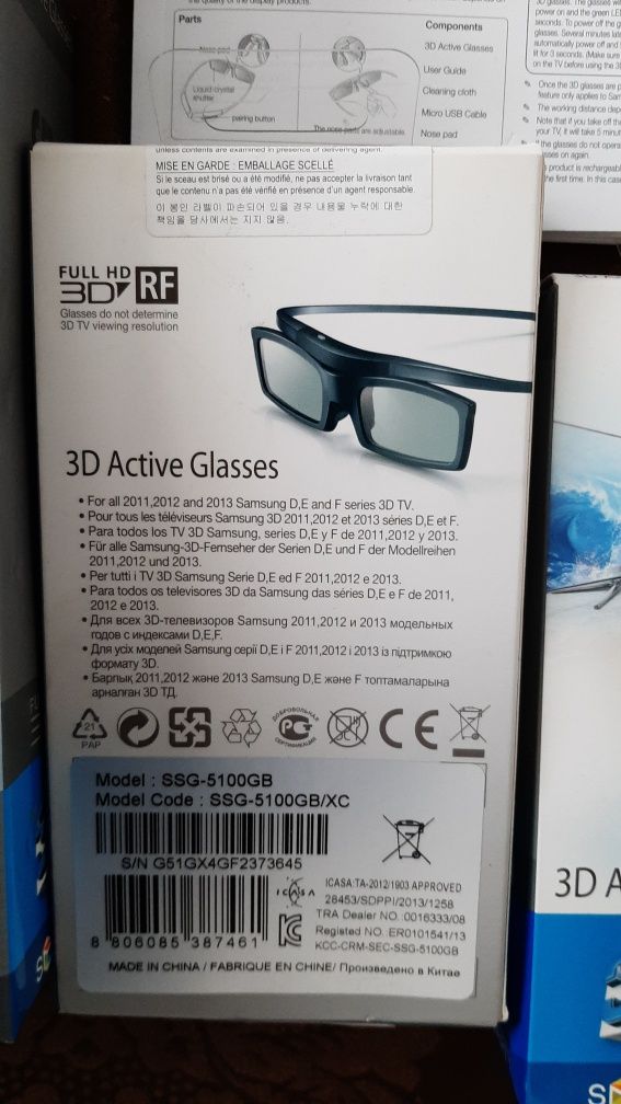 Samsung Óculos 3D Ativos Novos