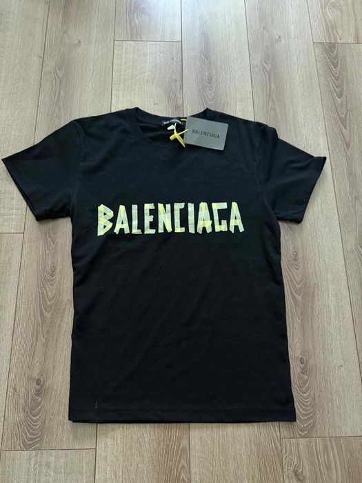 Balenciaga tape shirt, t-shirt 100 bawełna nowa z metką