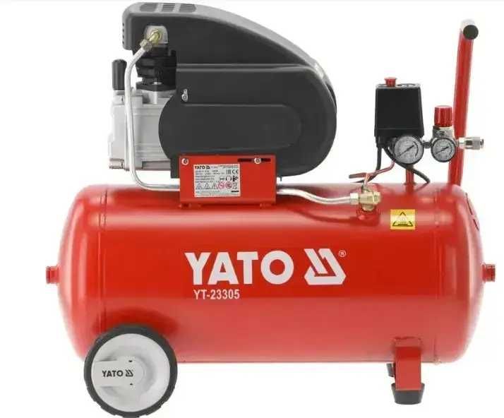 Компресор повітряний YATO 50 л 1.5 кВт 8атм 200 л/хв компрессор PL
