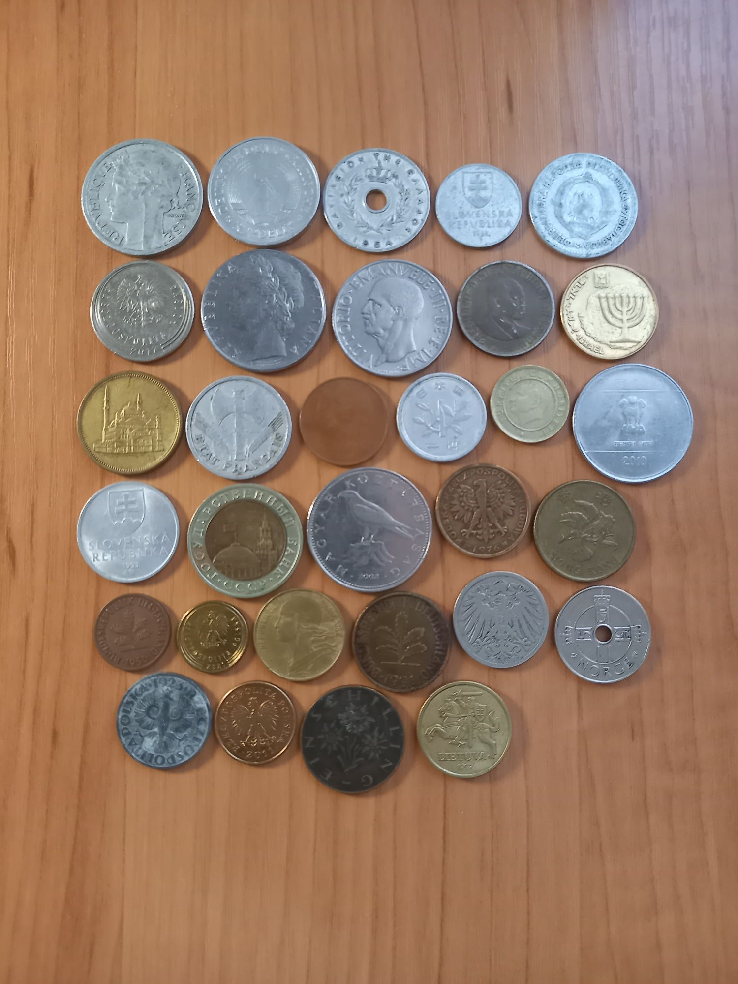 Лот монети світу 31 шт.