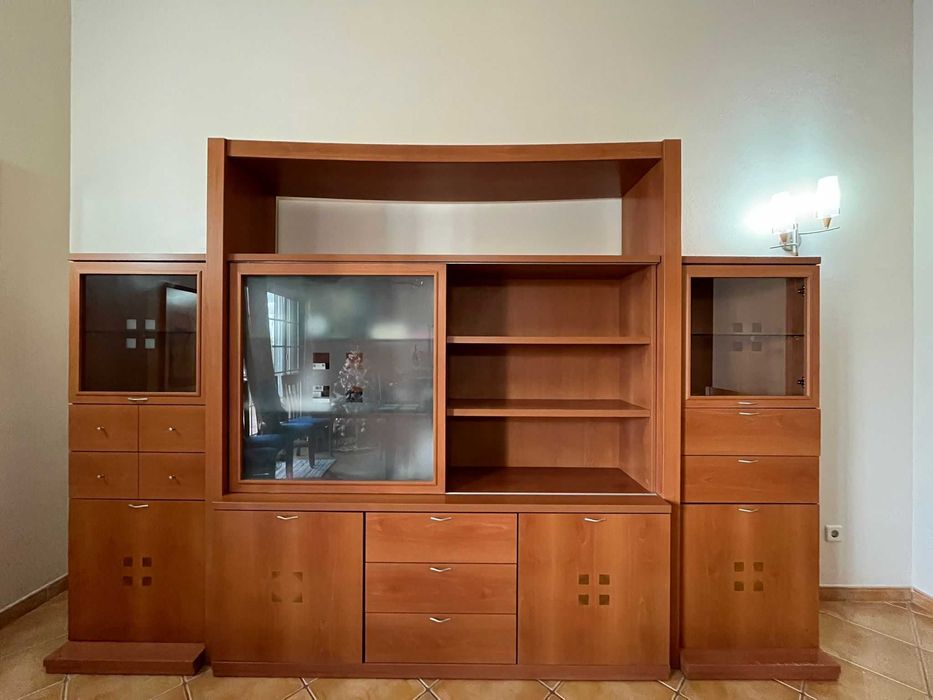 Estante de Sala   cor cerejeira