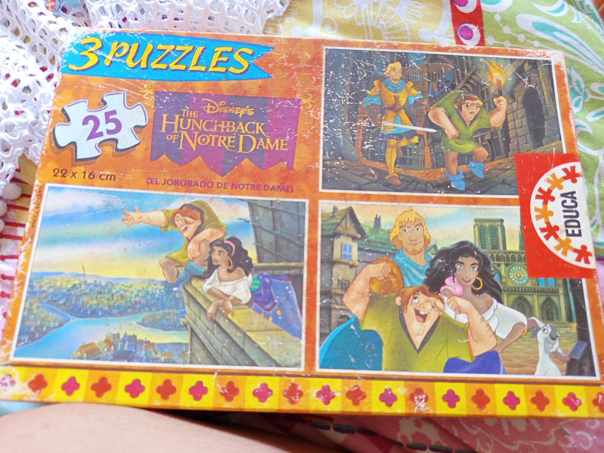 Jogo infantil com 3 puzzles completos