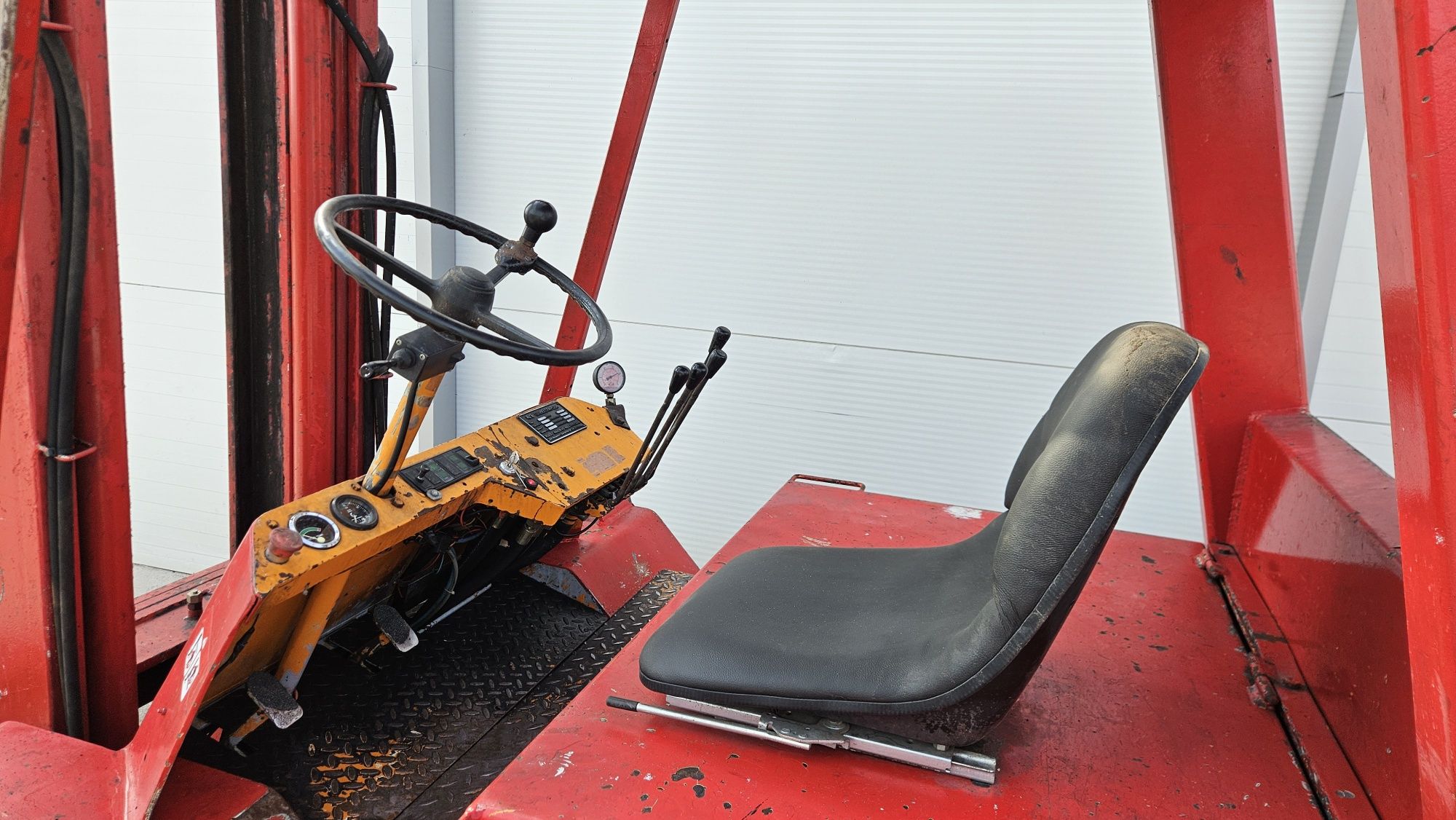 Wózek widłowy RMF S3000 widlak terenowy Deutz przesuw 4 sekcje