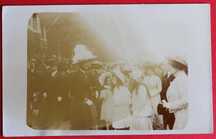 Rei D. Manuel II e Princesa Luísa de Orleães velódromo de Palhavã 1909